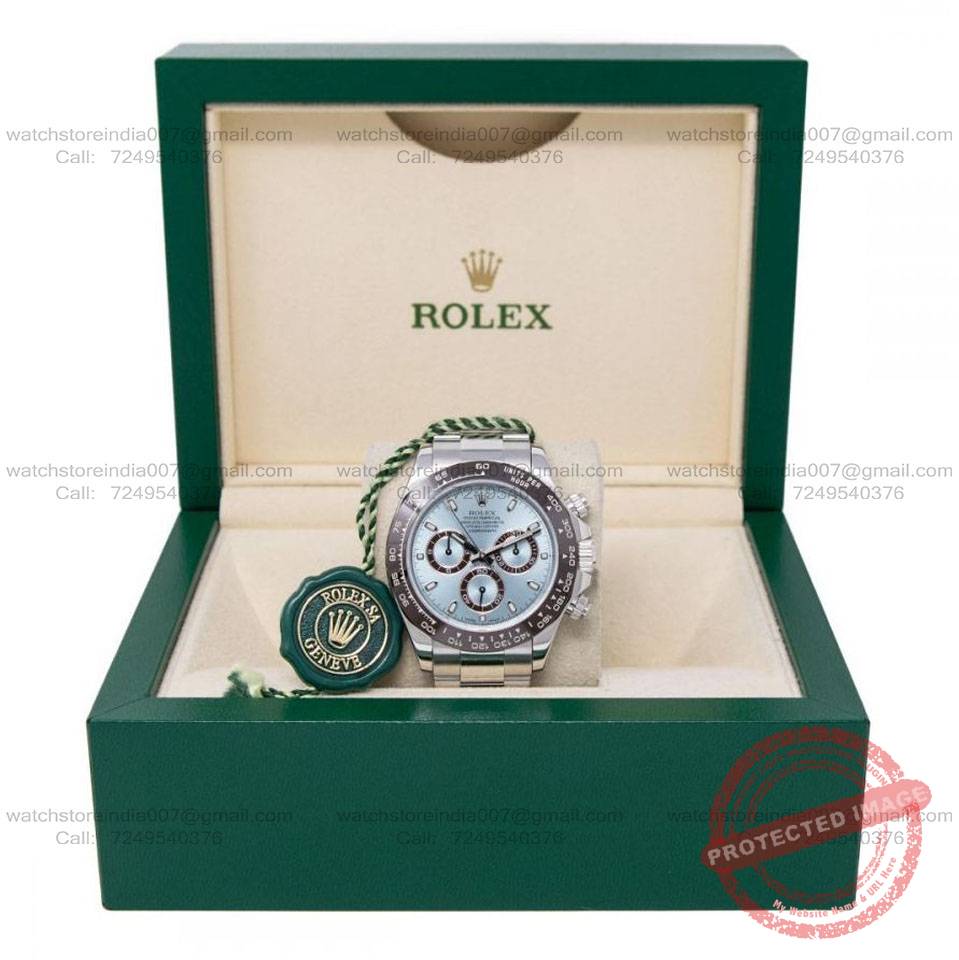 rolex daytona ice blue swiss eta watch india4 blank