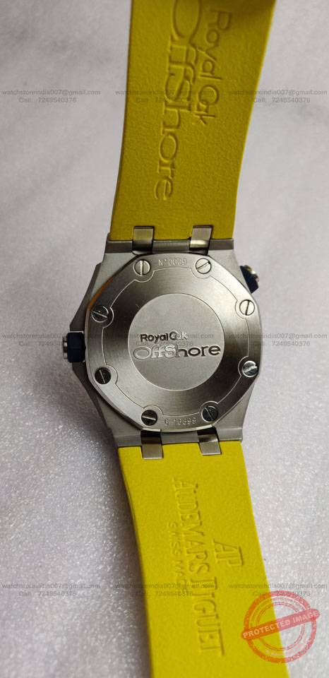 Audemars Piguet Royal Oak Offshore Diver Yellow Watch India (3) blank