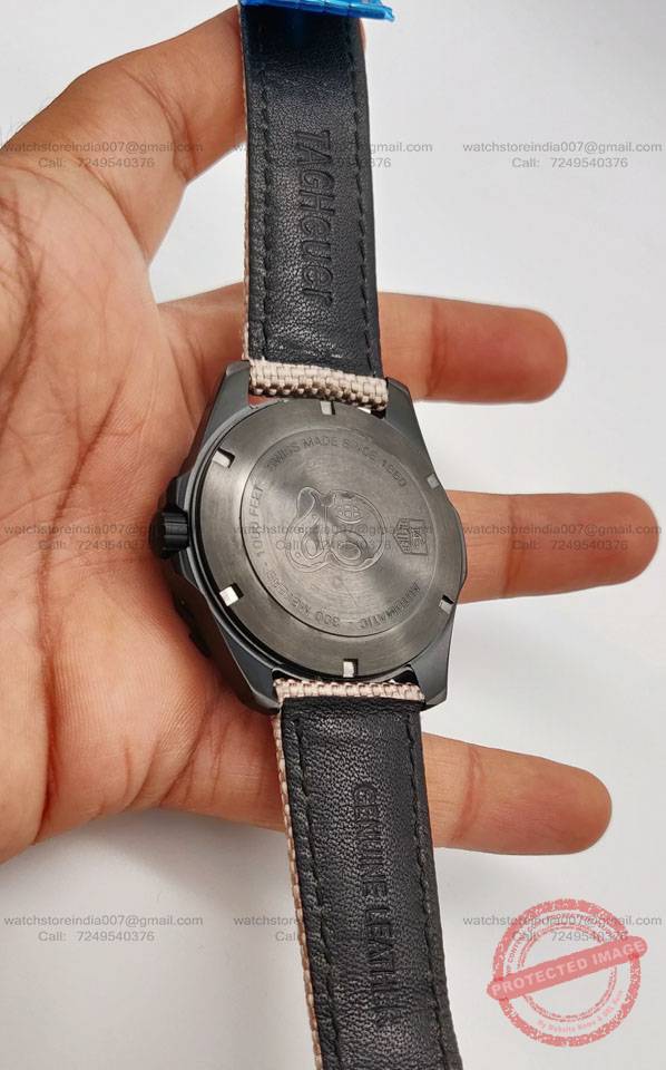 Tag Heuer Calibre 5 Brown Strap watch india (4) blank