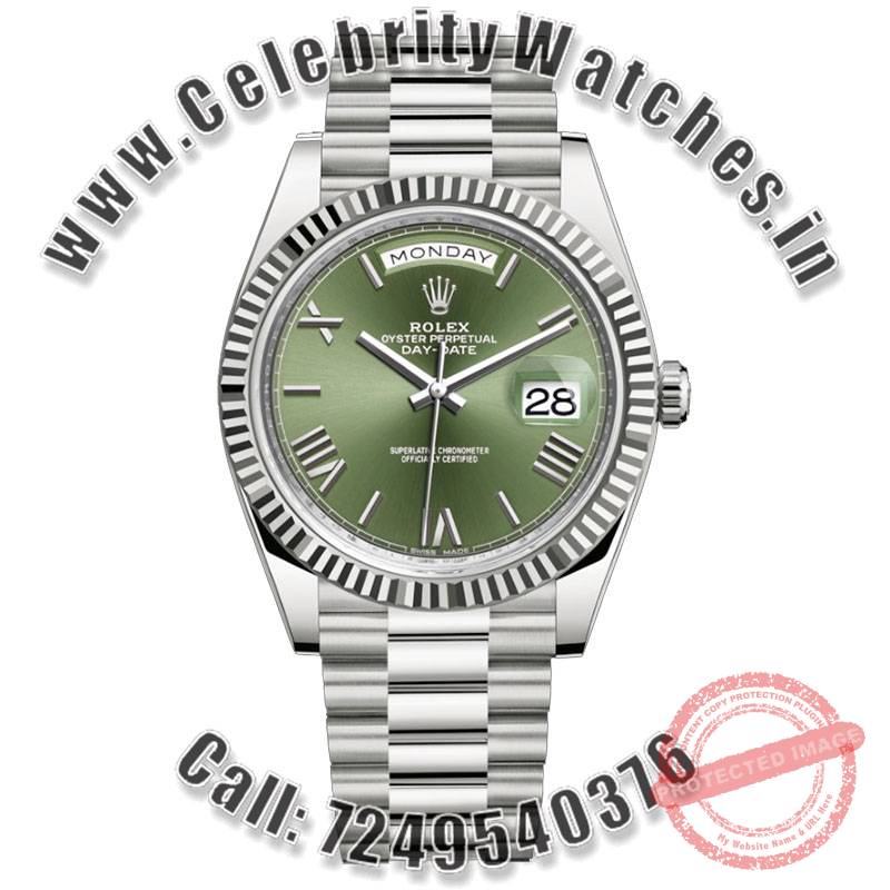 rolex day date green dial