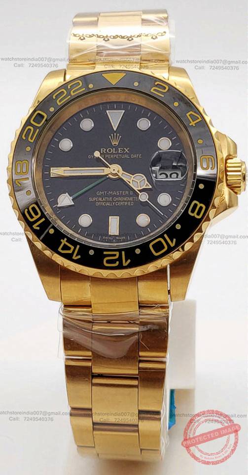 rolex gmt master 2 full gold1 blank