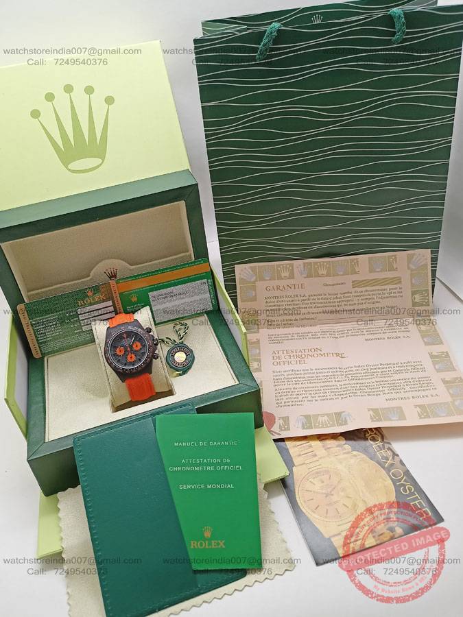 Rolex DIW Daytona Orange watch (7) blank