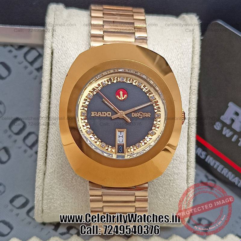 Original Rado Watch Normal Rado Diastar Gold Watch For Men | Original Automatic R12413583 | Rado India