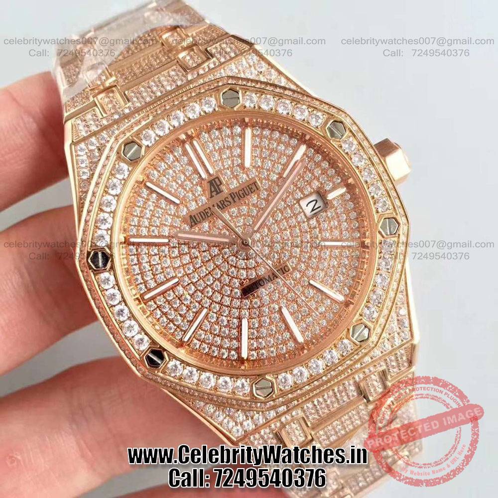 6 audemars piguet full diamonds watch 2 6 audemars piguet full diamonds watch 2